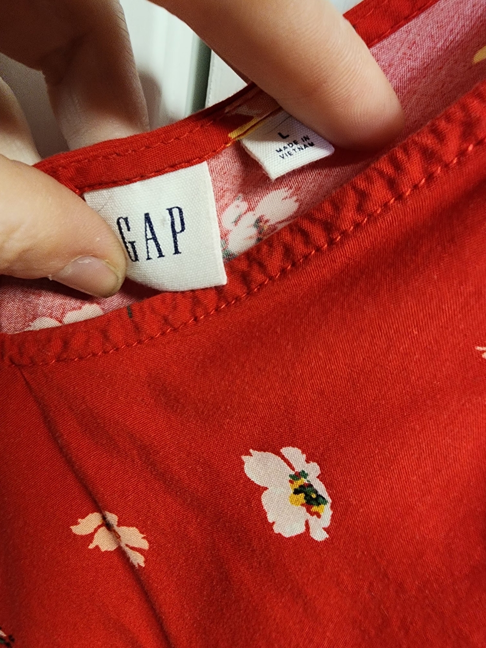 GAP Red Floral SUMMER Dress